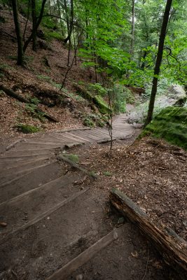 treppe wanderung schwedenlöcher