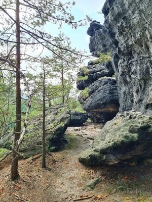 wanderung kleinhennersdorfer stein sächsische schweiz