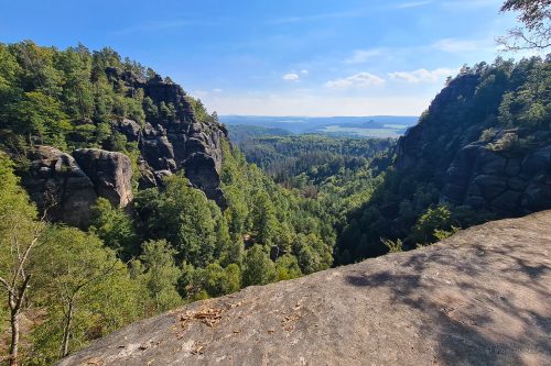 aussicht affensteine elbsandsteingebirge
