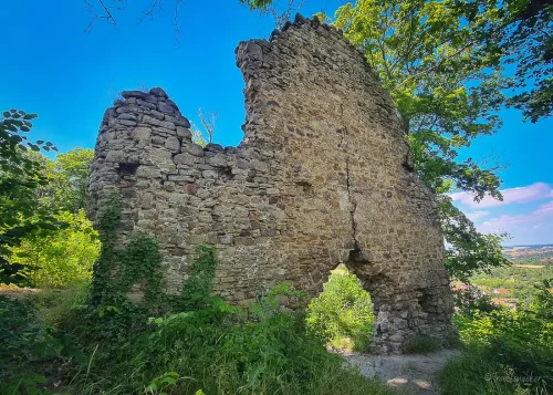 burgruine stecklenburg im harz wanderung