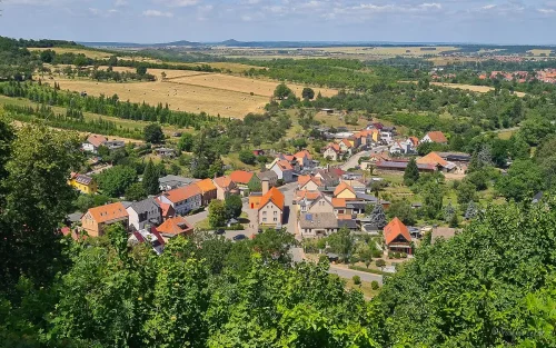 aussicht auf stecklenberg wandern im harz