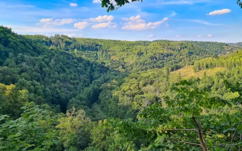 aussicht wilhelmsblick treseburg wanderung im harz