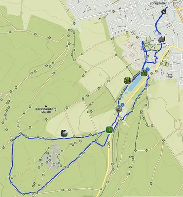 wanderweg bei königslutter am elm
